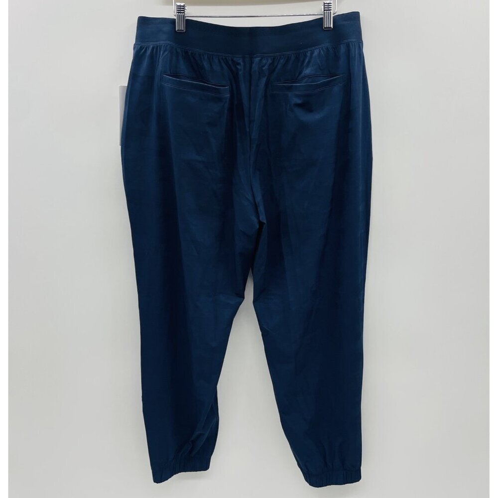 Athleta Womens Size 16 Brooklyn Heights High Rise Joggers in Navy Blue Camo $109 - Picture 7 of 12